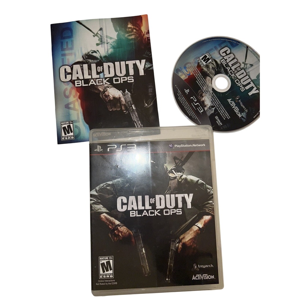 Call of Duty Black Ops Sony PlayStation 3 PS3 CIB with Manual Activision 2010